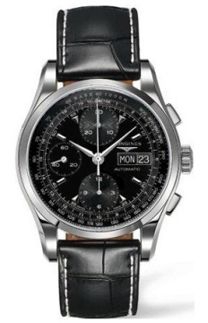 Buy this new Longines Heritage Chronograph L2.747.4.52.4 mens watch for the discount price of £1,088.00. UK Retailer.
