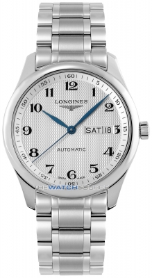 Buy this new Longines Master Automatic 38.5mm L2.755.4.78.6 mens watch for the discount price of £1,575.00. UK Retailer.