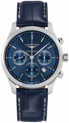 Buy this new Longines Master Automatic Chronograph 42mm L2.759.4.92.0 mens watch for the discount price of £2,655.00. UK Retailer.