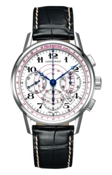 Buy this new Longines Heritage Chronograph L2.780.4.18.2 mens watch for the discount price of £1,730.00. UK Retailer.