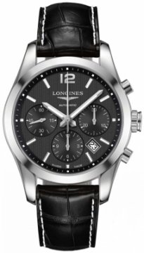 Buy this new Longines Conquest Classic Automatic Chronograph 41mm L2.786.4.56.3 mens watch for the discount price of £1,969.00. UK Retailer.