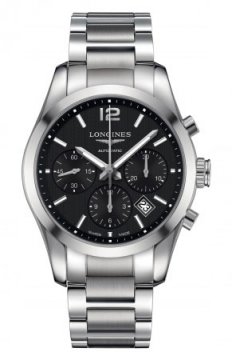 Buy this new Longines Conquest Classic Automatic Chronograph 41mm L2.786.4.56.6 mens watch for the discount price of &pound;1,785.00. UK Retailer.