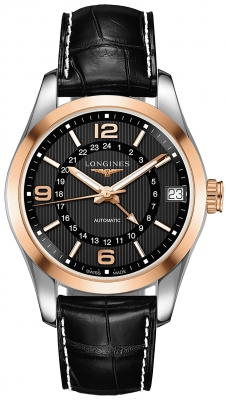 Buy this new Longines Conquest Classic Automatic GMT 42mm L2.799.5.56.3 mens watch for the discount price of £1,980.00. UK Retailer.