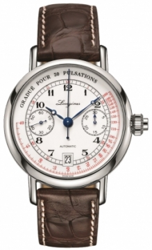 Buy this new Longines Heritage Chronograph L2.801.4.23.2 mens watch for the discount price of £2,482.00. UK Retailer.