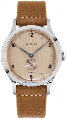 Buy this new Longines Heritage Classic L2.813.4.66.0 mens watch for the discount price of £1,395.00. UK Retailer.