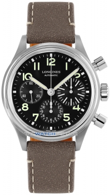 Buy this new Longines Heritage Avigation L2.816.4.53.2 mens watch for the discount price of £2,707.00. UK Retailer.