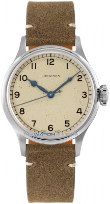 Buy this new Longines Heritage Military L2.819.4.93.2 mens watch for the discount price of £1,892.00. UK Retailer.