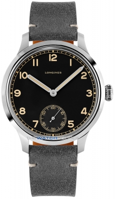 Buy this new Longines Heritage Military L2.826.4.53.2 mens watch for the discount price of £1,538.00. UK Retailer.