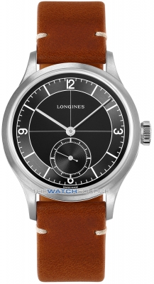Buy this new Longines Heritage Classic L2.828.4.53.2 mens watch for the discount price of £1,935.00. UK Retailer.