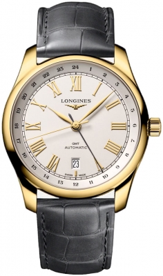 Buy this new Longines Master Automatic GMT L2.844.6.71.2 mens watch for the discount price of £12,780.00. UK Retailer.