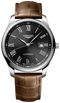 Buy this new Longines Master Automatic 42mm L2.893.4.59.2 mens watch for the discount price of £1,980.00. UK Retailer.