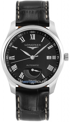 Buy this new Longines Master Power Reserve 40mm L2.908.4.51.7 mens watch for the discount price of £2,160.00. UK Retailer.