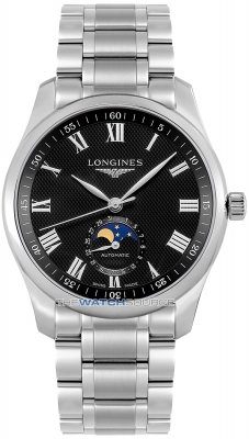 Buy this new Longines Master Moonphase Automatic 40mm L2.909.4.51.6 mens watch for the discount price of £2,205.00. UK Retailer.