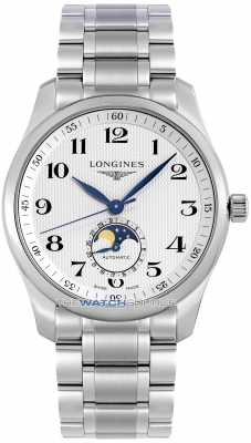 Buy this new Longines Master Moonphase Automatic 40mm L2.909.4.78.6 mens watch for the discount price of £2,327.00. UK Retailer.