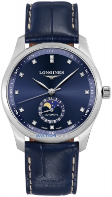 Buy this new Longines Master Moonphase Automatic 40mm L2.909.4.97.0 mens watch for the discount price of £2,520.00. UK Retailer.