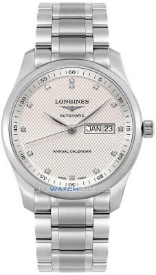 Buy this new Longines Master Automatic 40mm L2.910.4.77.6 mens watch for the discount price of £2,430.00. UK Retailer.