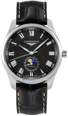 Buy this new Longines Master Moonphase Automatic 42mm L2.919.4.51.7 mens watch for the discount price of £2,250.00. UK Retailer.