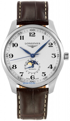 Buy this new Longines Master Moonphase Automatic 42mm L2.919.4.78.3 mens watch for the discount price of £2,125.00. UK Retailer.