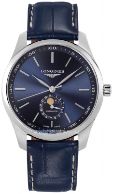 Buy this new Longines Master Moonphase Automatic 42mm L2.919.4.92.0 mens watch for the discount price of £2,375.00. UK Retailer.
