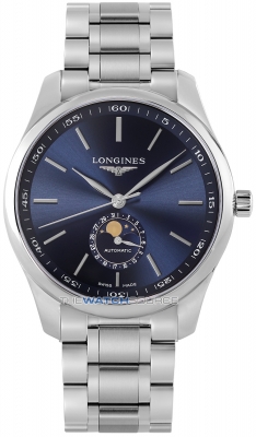 Buy this new Longines Master Moonphase Automatic 42mm L2.919.4.92.6 mens watch for the discount price of £2,250.00. UK Retailer.