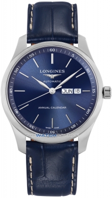 Buy this new Longines Master Automatic 42mm L2.920.4.92.0 mens watch for the discount price of £2,160.00. UK Retailer.