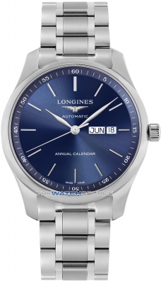 Buy this new Longines Master Automatic 42mm L2.920.4.92.6 mens watch for the discount price of £2,160.00. UK Retailer.