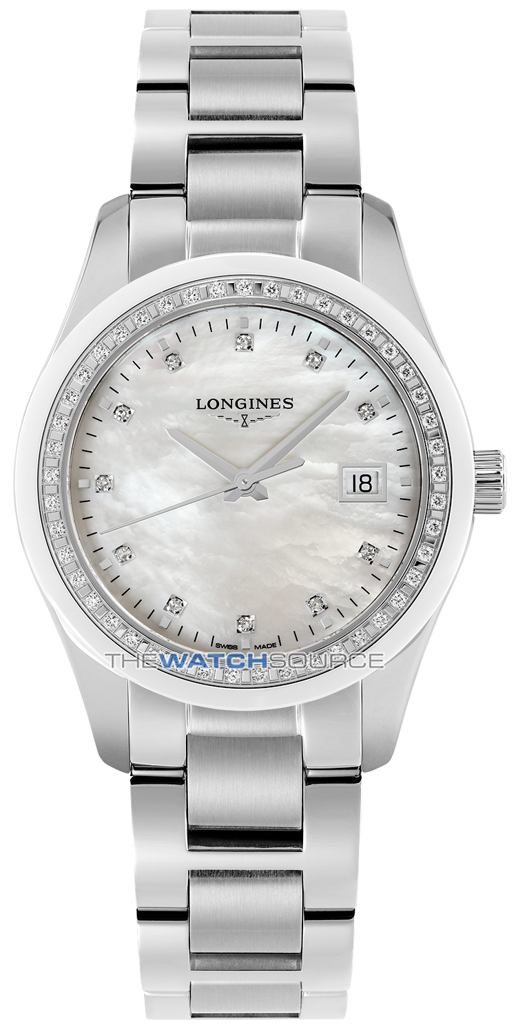 Buy this new Longines Conquest Classic Quartz 36mm L2.387.0.87.6 ladies ...