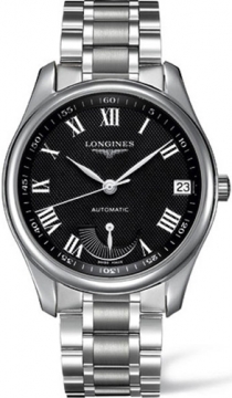 Buy this new Longines Master Power Reserve 42mm L2.666.4.51.6 mens watch for the discount price of £1,496.00. UK Retailer.