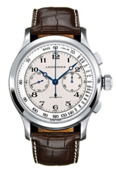 Buy this new Longines Lindbergh Atlantic Voyage Chronograph L2.730.4.11.0 mens watch for the discount price of £2,930.00. UK Retailer.