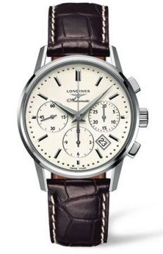 Buy this new Longines Heritage Chronograph L2.749.4.72.2 mens watch for the discount price of £1,836.00. UK Retailer.