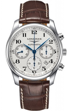 Buy this new Longines Master Automatic Chronograph 42mm L2.759.4.78.3 mens watch for the discount price of £2,655.00. UK Retailer.