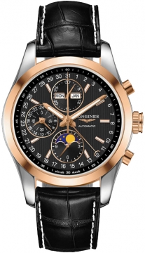 Buy this new Longines Conquest Classic Chronograph Moonphase 42mm l2.798.5.52.3 mens watch for the discount price of &pound;2,482.00. UK Retailer.