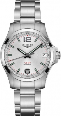 Buy this new Longines Conquest V.H.P. 36mm L3.316.4.76.6 ladies watch for the discount price of £810.00. UK Retailer.