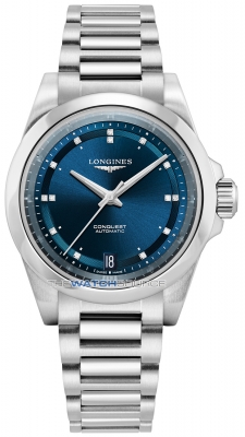 Buy this new Longines Conquest Automatic 34mm L3.430.4.97.6 ladies watch for the discount price of £2,115.00. UK Retailer.