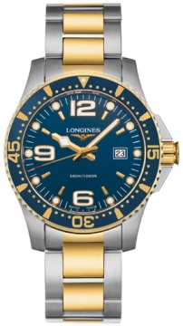 Buy this new Longines HydroConquest Quartz 39mm L3.640.3.96.7 mens watch for the discount price of £670.00. UK Retailer.