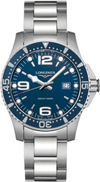 Buy this new Longines HydroConquest Quartz 39mm L3.640.4.96.6 mens watch for the discount price of £561.00. UK Retailer.