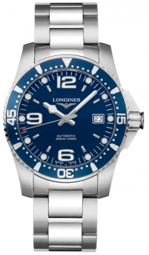 Buy this new Longines HydroConquest Automatic 39mm L3.641.4.96.6 mens watch for the discount price of £714.00. UK Retailer.