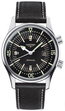 Buy this new Longines Legend Diver Automatic L3.674.4.50.0 mens watch for the discount price of £1,241.00. UK Retailer.