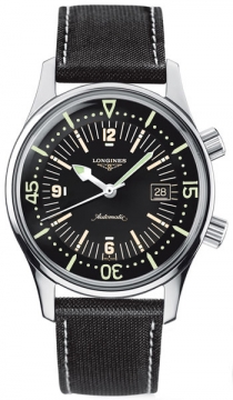 Buy this new Longines Legend Diver Automatic 42mm L3.674.4.50.0 mens watch for the discount price of £1,241.00. UK Retailer.