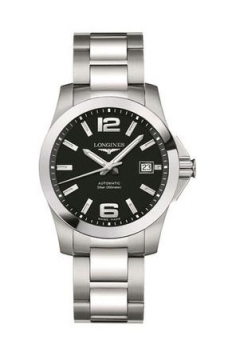 Buy this new Longines Conquest Automatic 39mm L3.676.4.58.6 mens watch for the discount price of £688.00. UK Retailer.