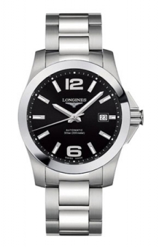 Buy this new Longines Conquest Automatic 41mm L3.677.4.58.6 mens watch for the discount price of £688.00. UK Retailer.