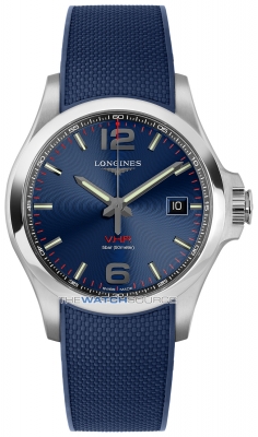 Buy this new Longines Conquest V.H.P. 43mm L3.726.4.96.9 mens watch for the discount price of £819.00. UK Retailer.