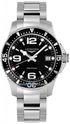 Buy this new Longines HydroConquest Quartz 39mm L3.730.4.56.6 mens watch for the discount price of £990.00. UK Retailer.