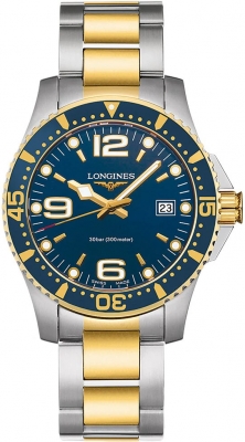 Buy this new Longines HydroConquest Quartz 41mm L3.740.3.96.7 mens watch for the discount price of £975.00. UK Retailer.