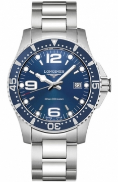 Buy this new Longines HydroConquest Quartz 41mm L3.740.4.96.6 mens watch for the discount price of £990.00. UK Retailer.