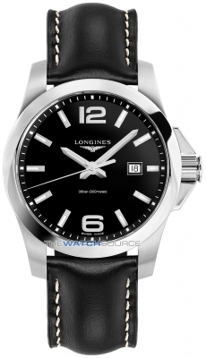 Buy this new Longines Conquest Quartz 43mm L3.760.4.56.3 mens watch for the discount price of £810.00. UK Retailer.