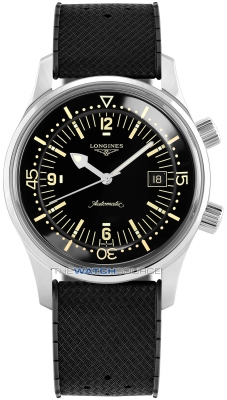 Buy this new Longines Legend Diver Automatic 42mm L3.774.4.50.9 mens watch for the discount price of £2,115.00. UK Retailer.