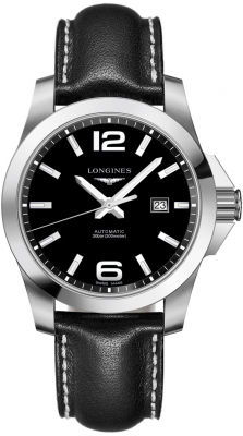 Buy this new Longines Conquest Automatic 43mm L3.778.4.58.3 mens watch for the discount price of £1,120.00. UK Retailer.