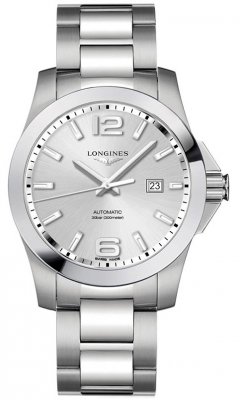 Buy this new Longines Conquest Automatic 43mm L3.778.4.76.6 mens watch for the discount price of £1,125.00. UK Retailer.