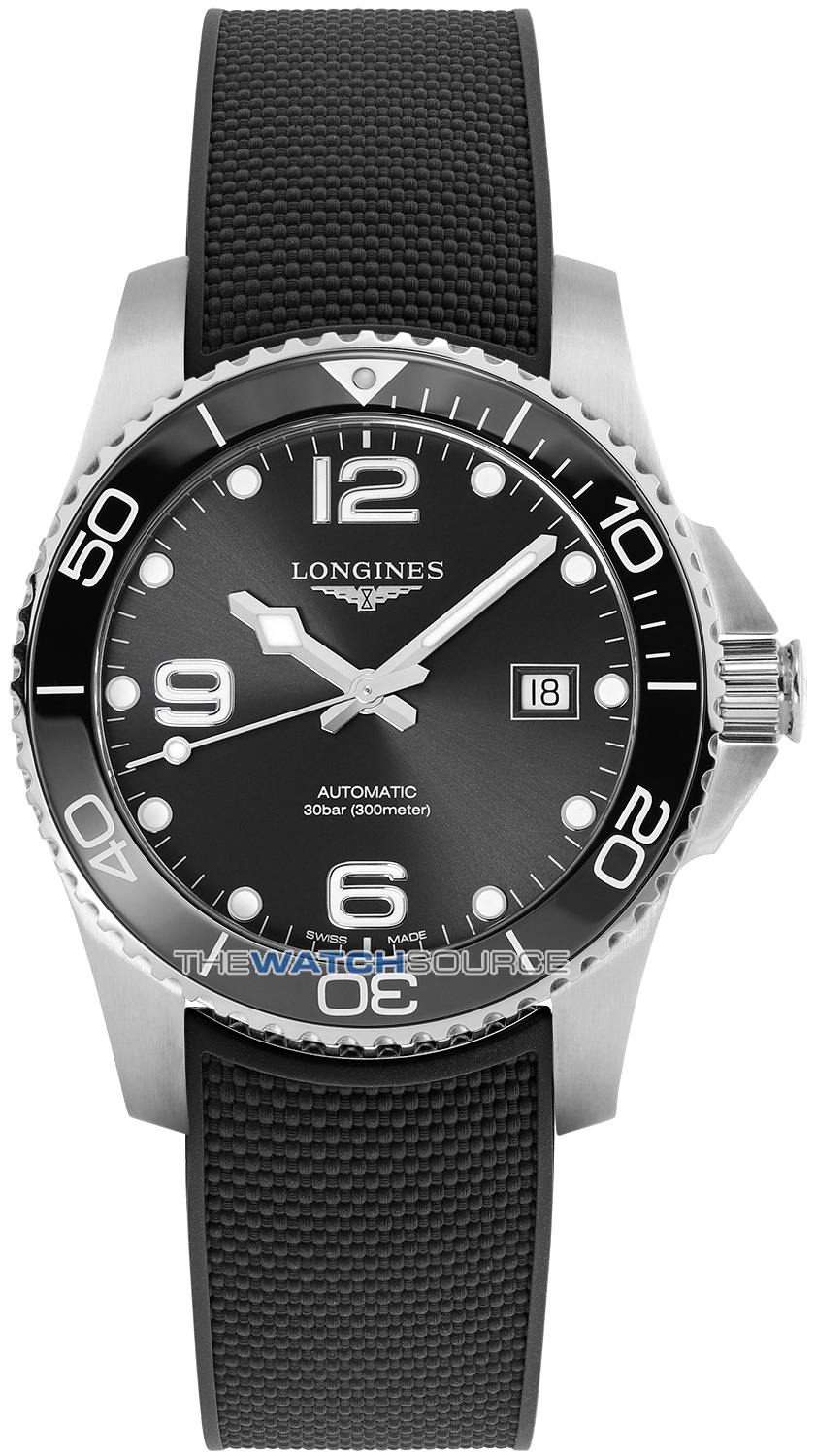 Buy this new Longines HydroConquest Automatic 41mm L3.781.4.56.9 mens ...